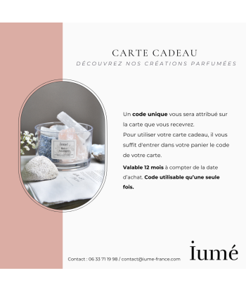 Carte-Cadeau iumé en stock