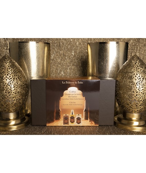 Body Gift Set - Oriental Ayurvedic - Amber Vanilla Patchouli Fragrance la livraison gratuite