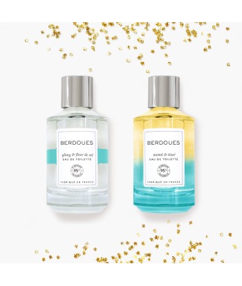 Duo eaux de toilette Monoï & Tiaré et Ylang & Fleur de sel france