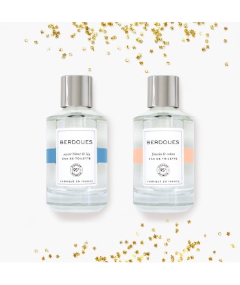 Duo eaux de toilette Musc Blanc & Lin et Freesia & Coton votre